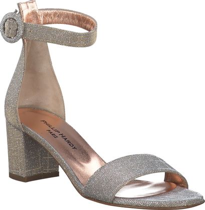 Phillip Hardy Damen-Sandalen aus Leder 185907784849 (Gold)