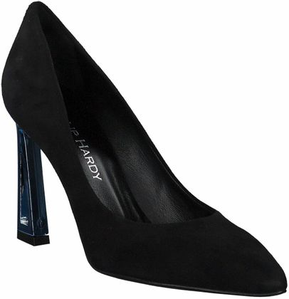 Phillip Hardy Damen-Pumps aus Leder 123002791829 (Schwarz)