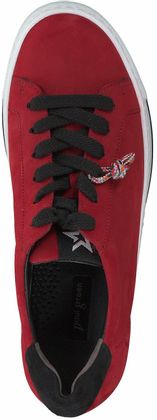 Paul Green Damen-Schnürschuhe aus Leder 101502814520 (Dunkelrot)