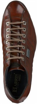 Harris Herren-Schnürschuhe aus Leder 244221808842 (Mittelbraun)