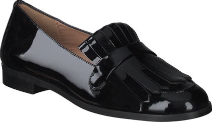 Shirley Mae Damen-Slipper aus Leder 110003813631 (Schwarz)