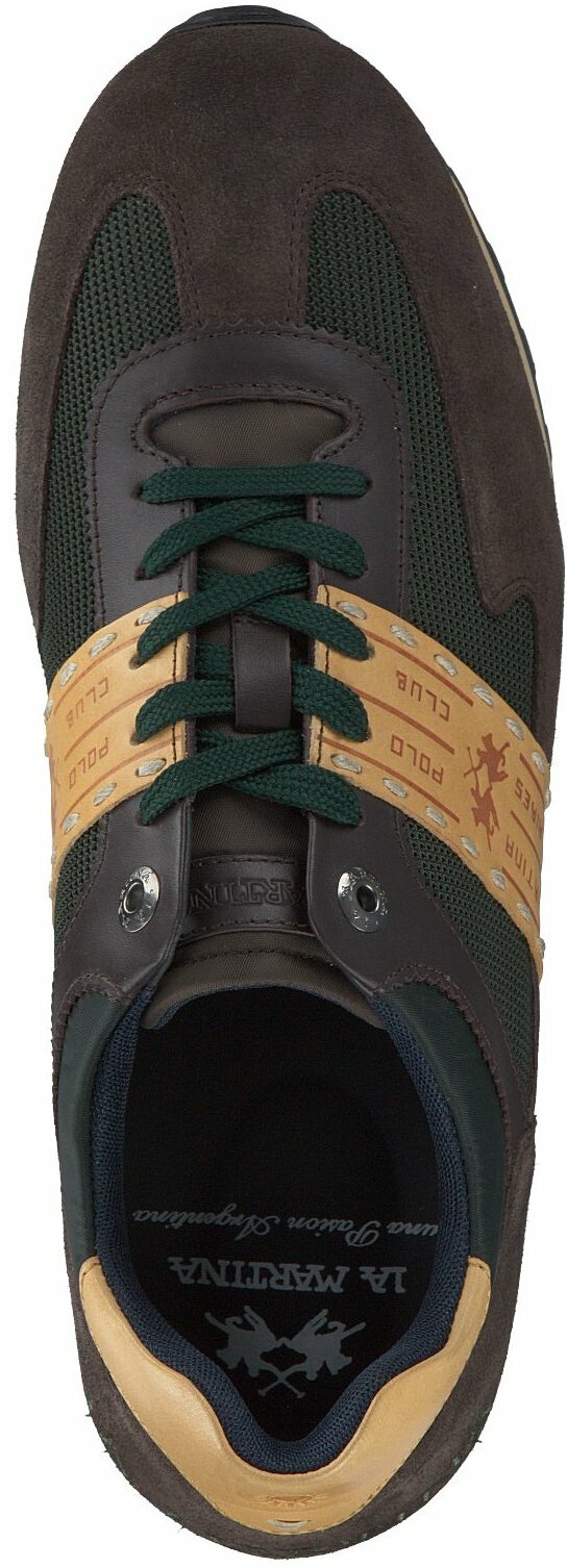 La Martina Herren-Sneaker aus Leder 244282776105 (Braun) online 