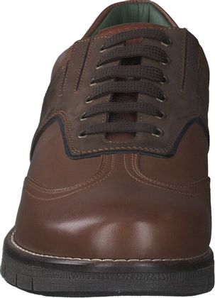 Galizio Torresi Herren-Schnürschuhe aus Leder 241201826078 (Braun)
