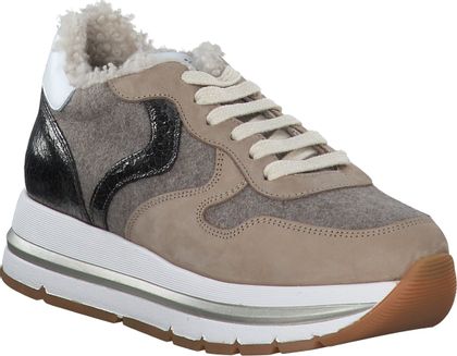 Voile Blanche Damen-Winter-Sneaker aus Leder 193382791301 (Beige)