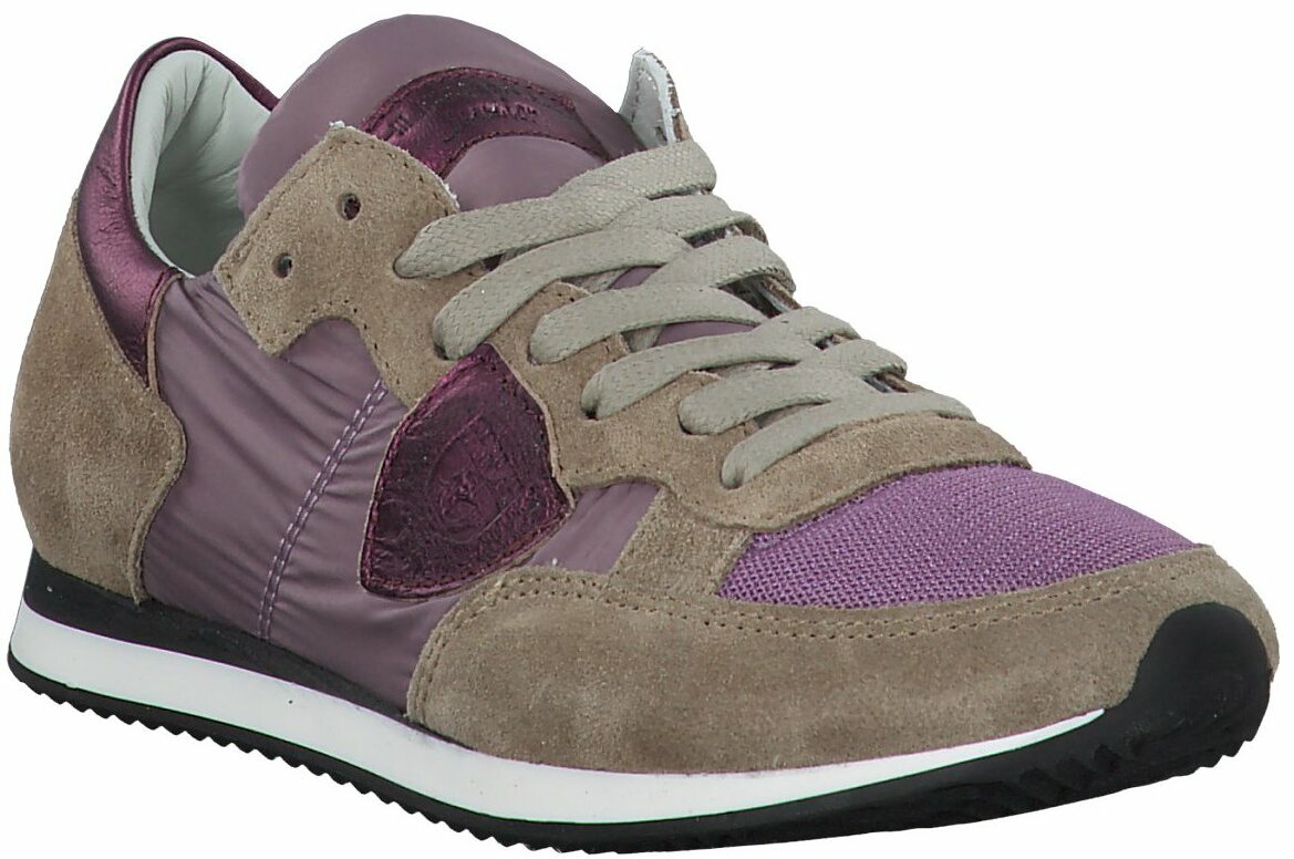 Philippe Model Kinder Halbschuhe aus Leder 341191761144 Lila