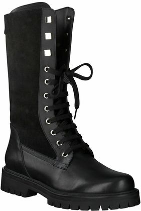 Phillip Hardy Damen-Boots aus Leder 102001813308 (Schwarz)