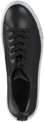 Paul Green Damen-Schnürschuhe aus Leder 101001814362 (Schwarz)