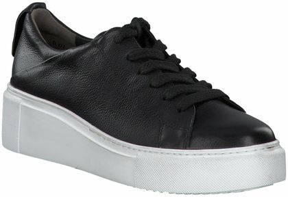 Paul Green Damen-Schnürschuhe aus Leder 101001814362 (Schwarz)