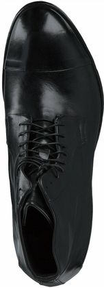 Lemargo Herren-Schnürboots aus Leder 212001790990 (Schwarz)