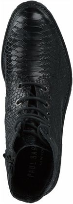 Paul Barritt Damen-Schnürboots aus Leder 102005791982 (Schwarz)