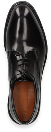 Lemargo Herren-Schnürschuhe aus Leder 230001791027 (Schwarz)