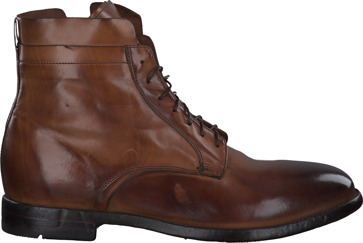 Lemargo Herren-Schnürboots aus Leder 212221807448 (Mittelbraun 