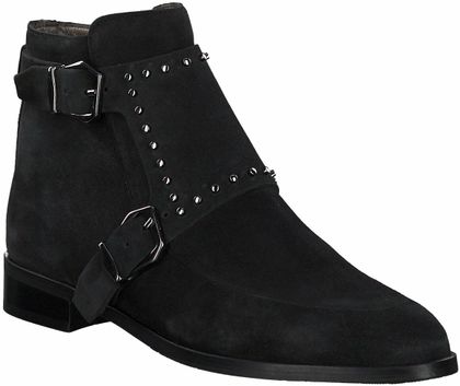 Pertini Damen-Stiefeletten aus Leder 105002815937 (Schwarz)