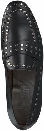 Pertini Damen-Trotteur aus Leder 110001816127 (Schwarz)