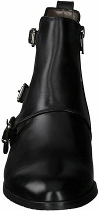 Pertini Damen-Stiefeletten aus Leder 105001815986 (Schwarz)