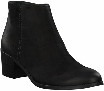 Paul Green Damen-Stiefeletten aus Leder 106002814283 (Schwarz)