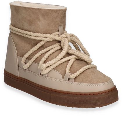 INUIKII Winter-Boots für Damen aus Leder 192302790783 (Beige)