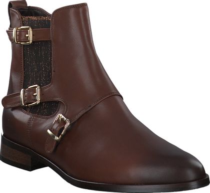 Pertini Klassische Damen-Stiefeletten aus Leder 105221815974 (Braun)