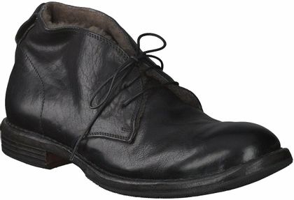 MOMA Herren-Schnürboots aus Leder 212001791477 (Schwarz) online 