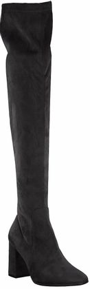 Paul Barritt Damen-Overkness aus Leder 196402776300 (Dunkelgrau)