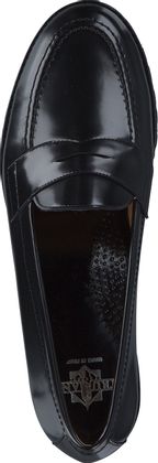 Trumans Damen-Slipper aus Leder 100001807288 (Schwarz)