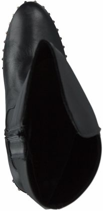 Paul Barritt Damen-Overknees aus Leder 196001792330 (Schwarz)