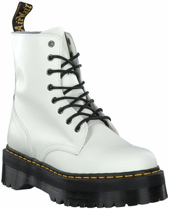 JADON Dr. Martens Damen-Schnürboots aus Leder 102701783237 (Weiß)