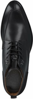 Antony van Diyck Damen-Schnürboots aus Leder 102001807990 (Schwarz)