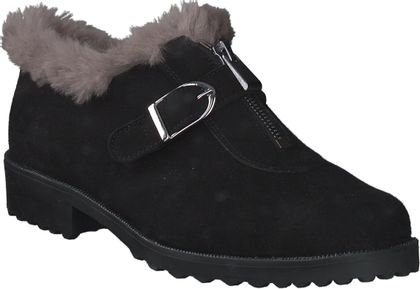 Brunate Damen-Halbschuhe aus Leder 193002815408 (Schwarz)