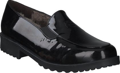 Brunate Gefütterte Damen-Slipper aus Leder 193003815391 (Schwarz)