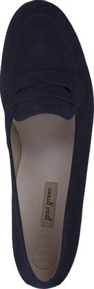 Paul Green Damen-Slipper aus Leder 110102819922 (Dunkelblau)