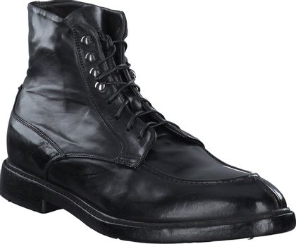 Lemargo Herren-Schnürboots aus Leder 212001857154 (Schwarz)