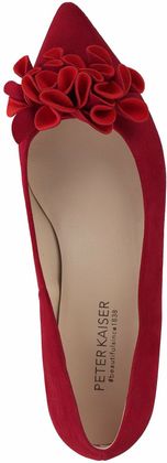Peter Kaiser Damen-Ballerinas aus Leder 103502842989 (Dunkelrot)