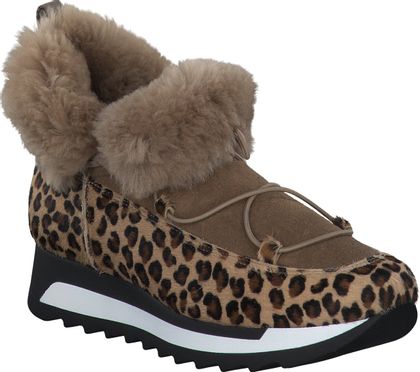 Shirley Mae Damen-Winterboots aus Leder 192386823107 (Beige)