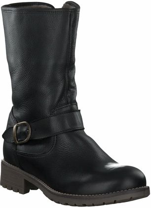 Bruce Brown Kinder-Winterstiefel aus Leder 397001631929 (Schwarz)