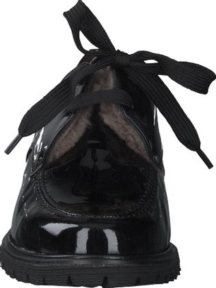 Brunate Damen-Schnürschuhe aus Leder 193003696997 (Schwarz)