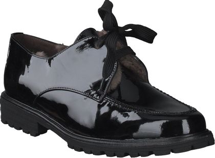 Brunate Damen-Schnürschuhe aus Leder 193003696997 (Schwarz)