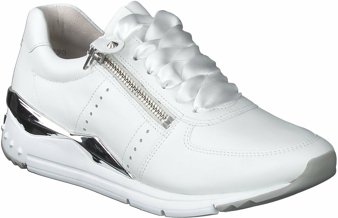 Damen Sneaker Leder Weiss