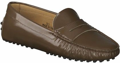 Konstantin Starke Damen-Mokassins aus Leder 100223823430 (Braun)