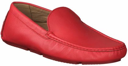 Konstantin Starke Herren-Mokassins aus Leder 226521824124 (Rot)
