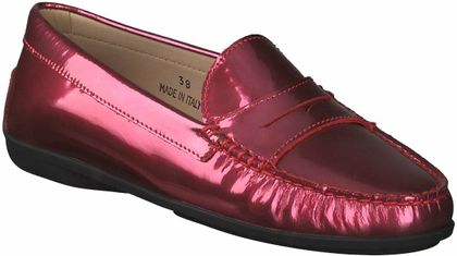 Konstantin Starke Damen-Mokassins aus Leder 100501823454 (Rot)