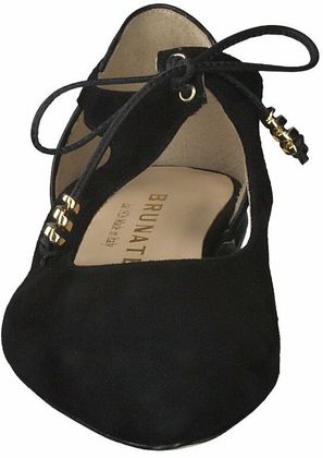 Brunate Damen-Schnürschuhe aus Leder 120002875272 (Schwarz)