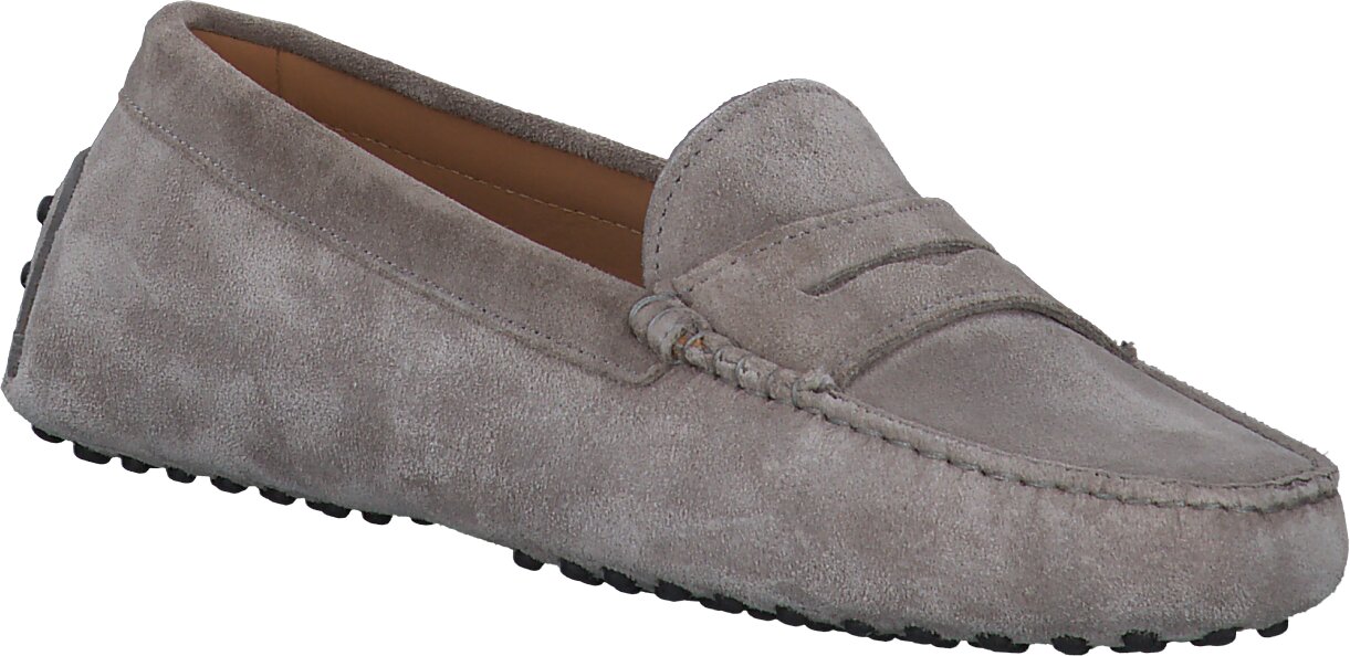Konstantin Starke Damen-Mokassins aus Leder 100442874498 (Grau 