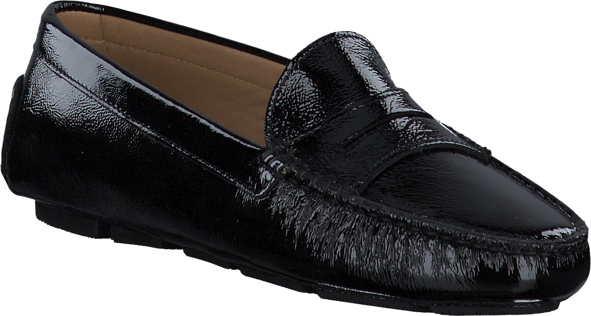 Konstantin Starke Damen-Mokassins aus Leder 100003874437 (Schwarz  