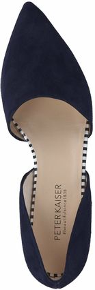 Peter Kaiser Damen-Slipper aus Leder 120102843076 (Dunkelblau)