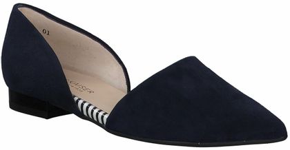 Peter Kaiser Damen-Slipper aus Leder 120102843076 (Dunkelblau)