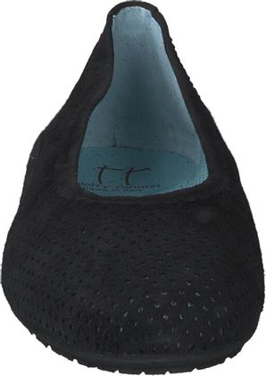 Thierry Rabotin Damen-Ballerinas aus Leder 100002876847 (Schwarz)