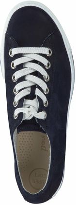 Paul Green Damen-Schnürschue aus Leder 101102819657 (Dunkelblau)