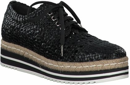 Phillip Hardy Damen-Schnürschuhe aus Leder 101000858079 (Schwarz)