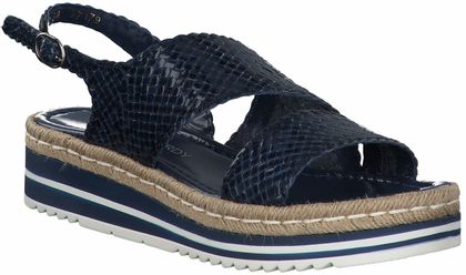 Phillip Hardy Damen-Sandalen aus Leder 184000858055 (Schwarz)